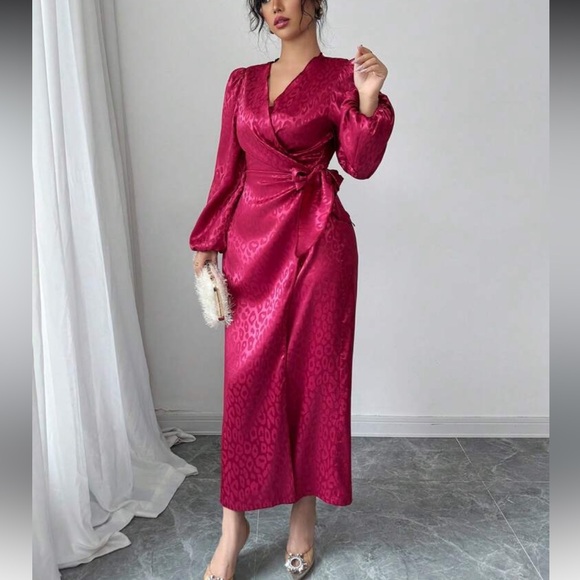 red dresses elegant Slinky Red Evening Dress| Evening Dresses M / Red / Satin